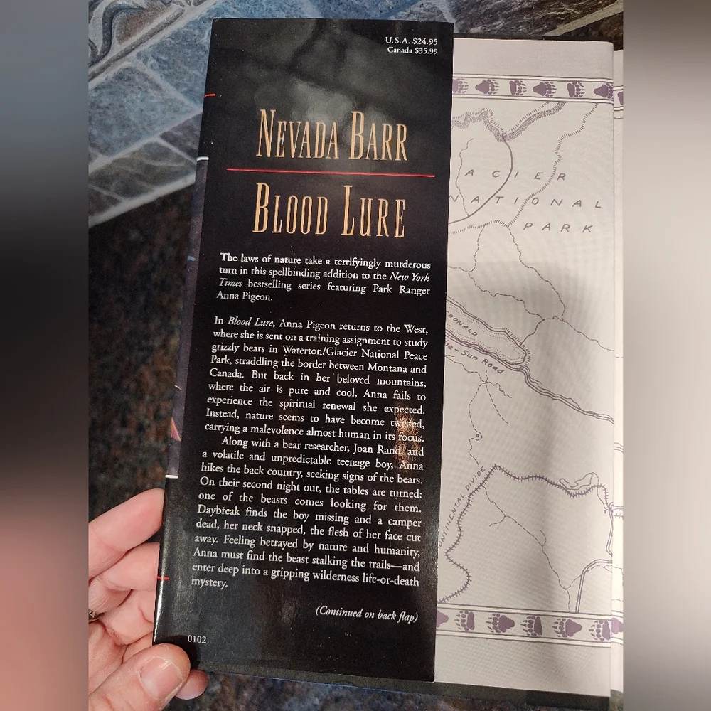 Blood Lure by Nevada Barr Hardcover